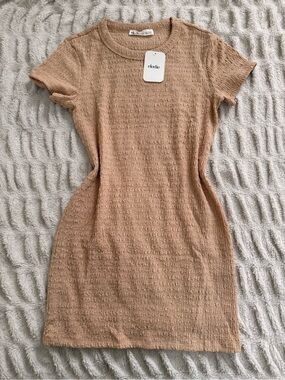 elodie mini dress in brown AFENDS Womens Elodie - Seersucker Mini Dress